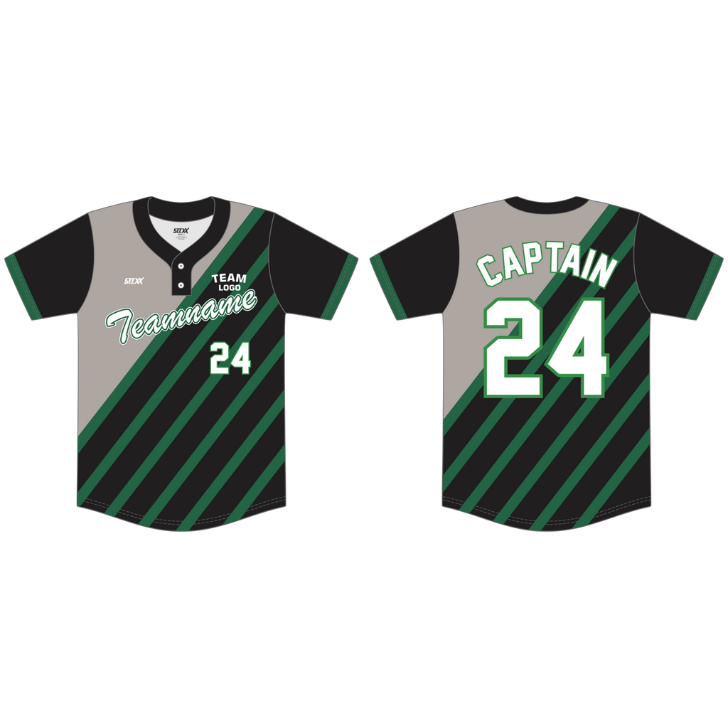 Custom 2-Button Baseball Jerseys