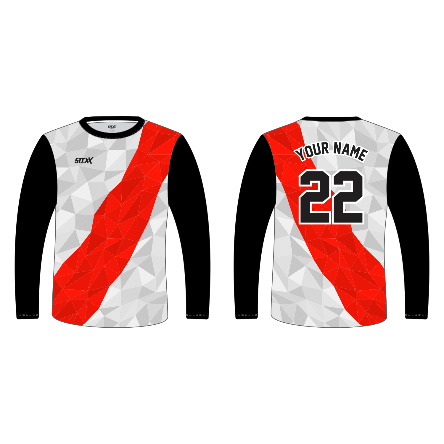 Custom Long Sleeve Crew Neck T-Shirts