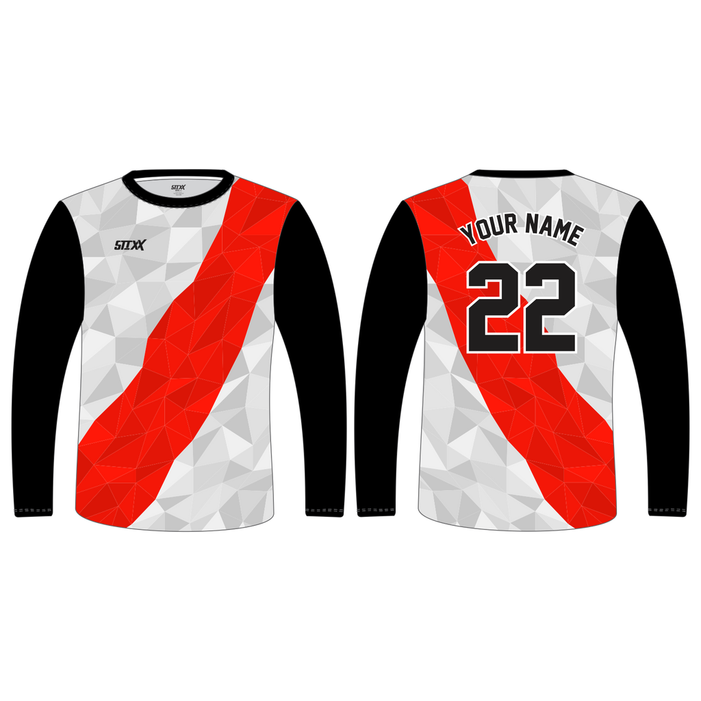 Custom Long‑Sleeve Crew Neck T‑Shirts