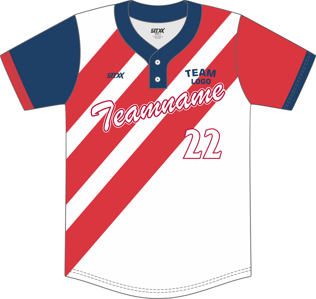 Custom 2-Button Baseball Jerseys