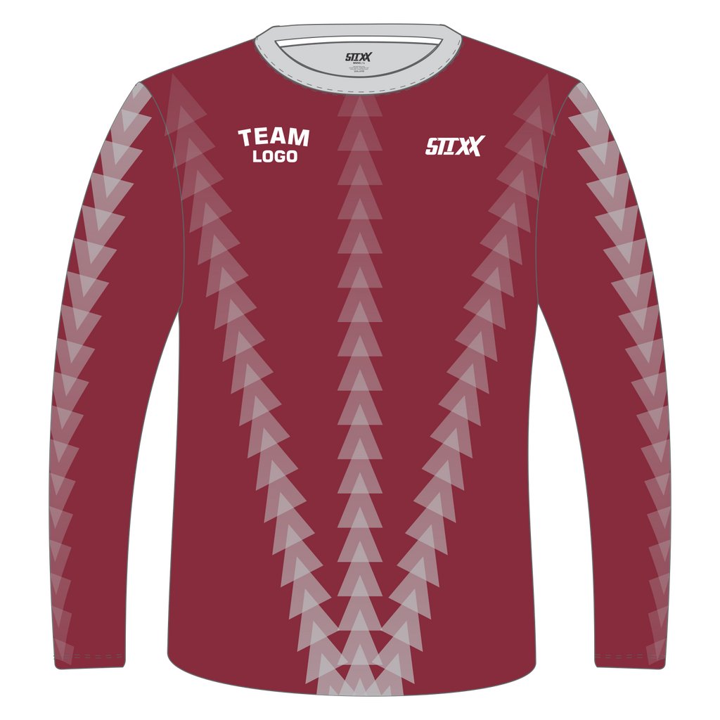 Custom Long‑Sleeve Crew Neck T‑Shirts