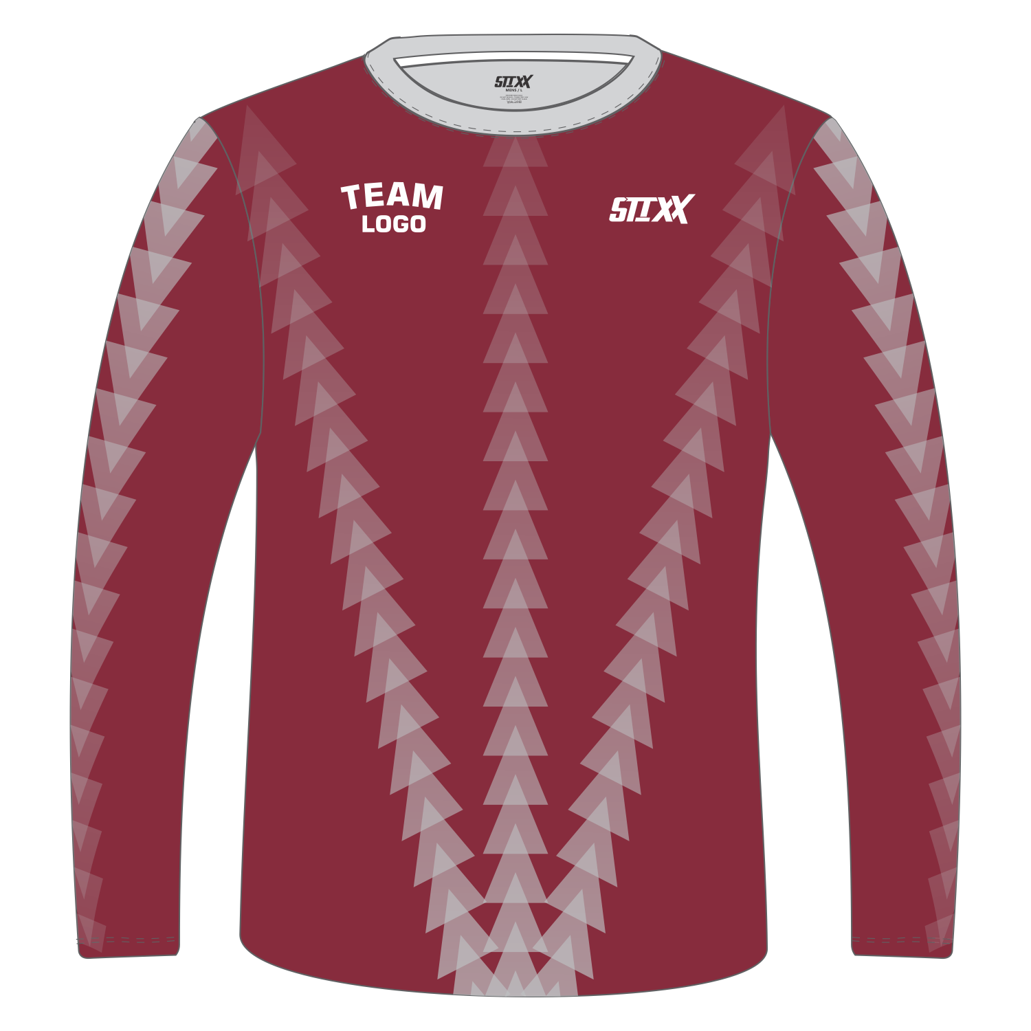 Custom Long‑Sleeve Crew Neck T‑Shirts