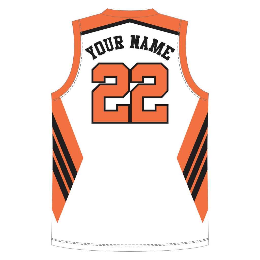 CUSTOM REVERSIBLE V-NECK BASKETBALL JERSEYS