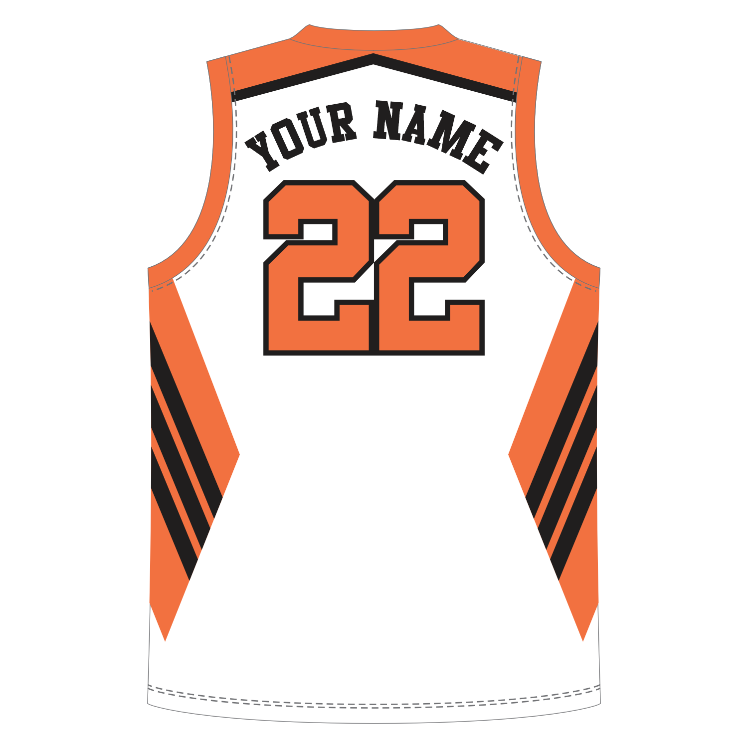 CUSTOM REVERSIBLE V-NECK BASKETBALL JERSEYS