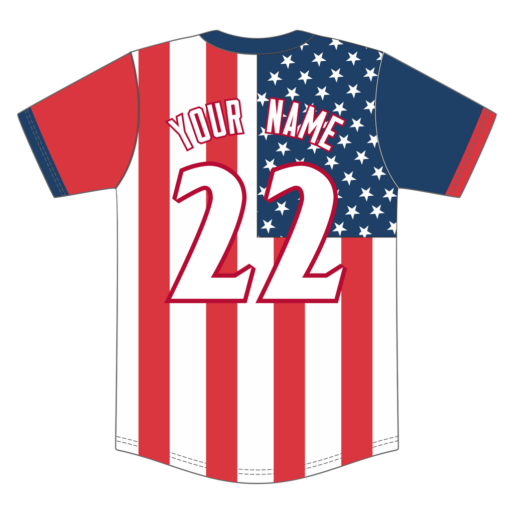 Custom 2-Button Baseball Jerseys