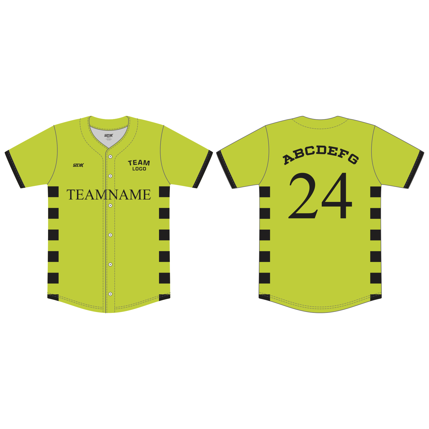 Custom Button-Down Baseball Jerseys