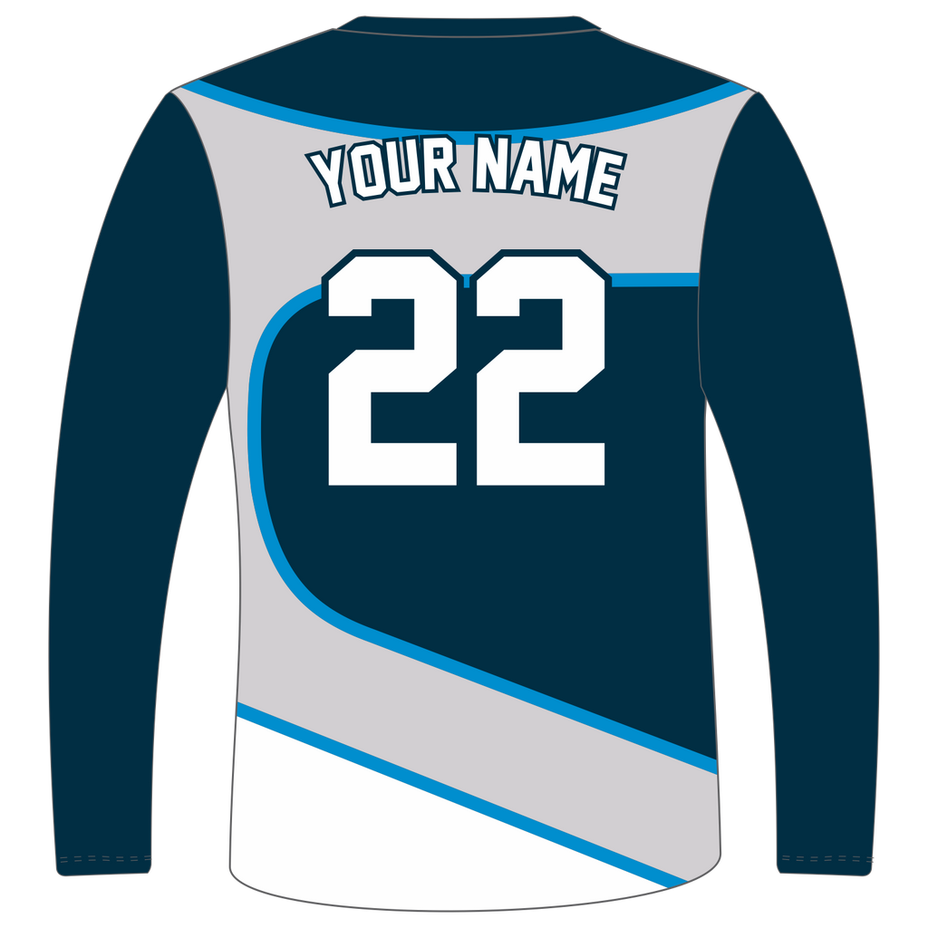Custom Long‑Sleeve V‑Neck T‑Shirts