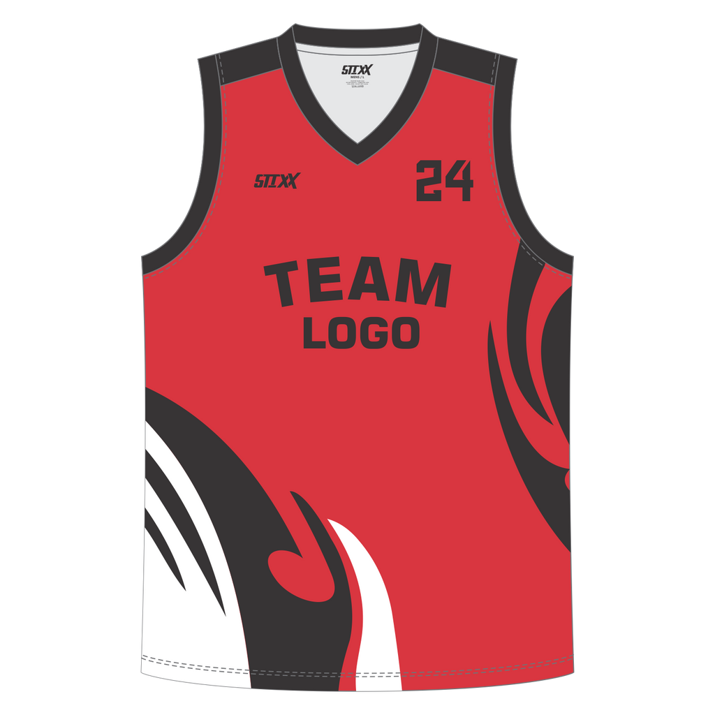 CUSTOM V-NECK BASKETBALL JERSEYS