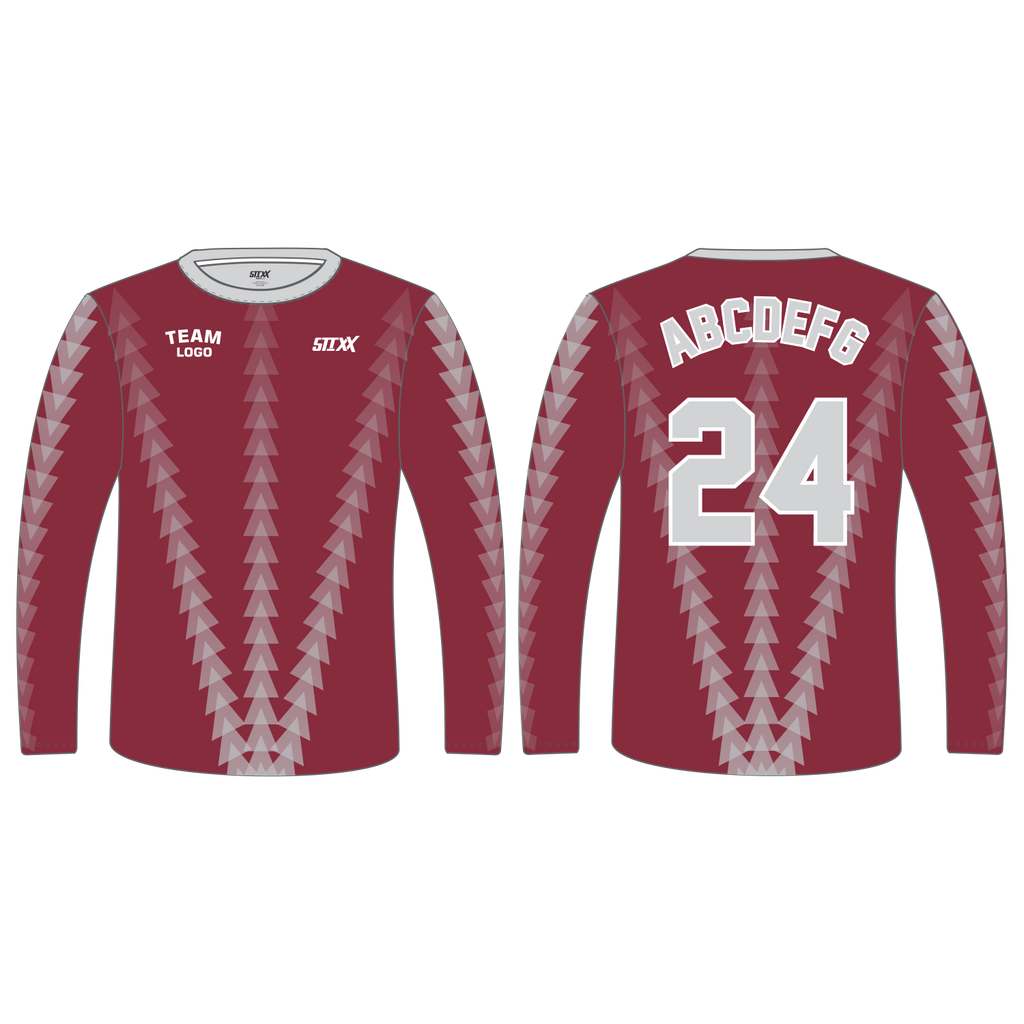 Custom Long‑Sleeve Crew Neck T‑Shirts
