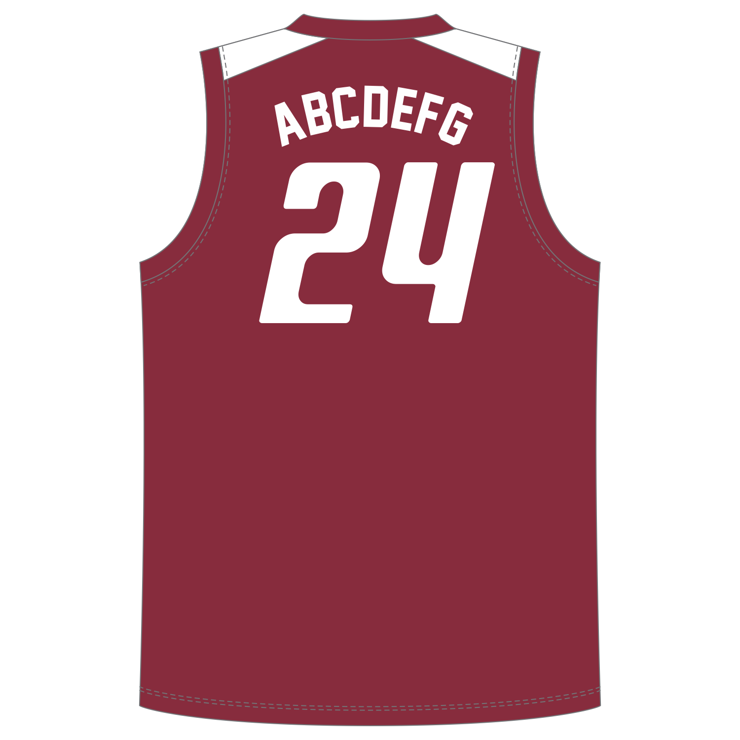 CUSTOM ROUND/CREW NECK BASKETBALL JERSEYS