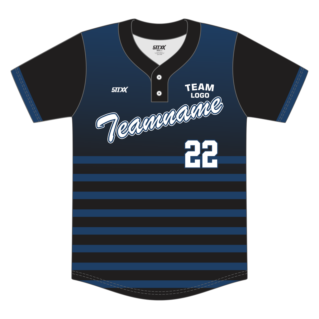 Custom 2-Button Baseball Jerseys