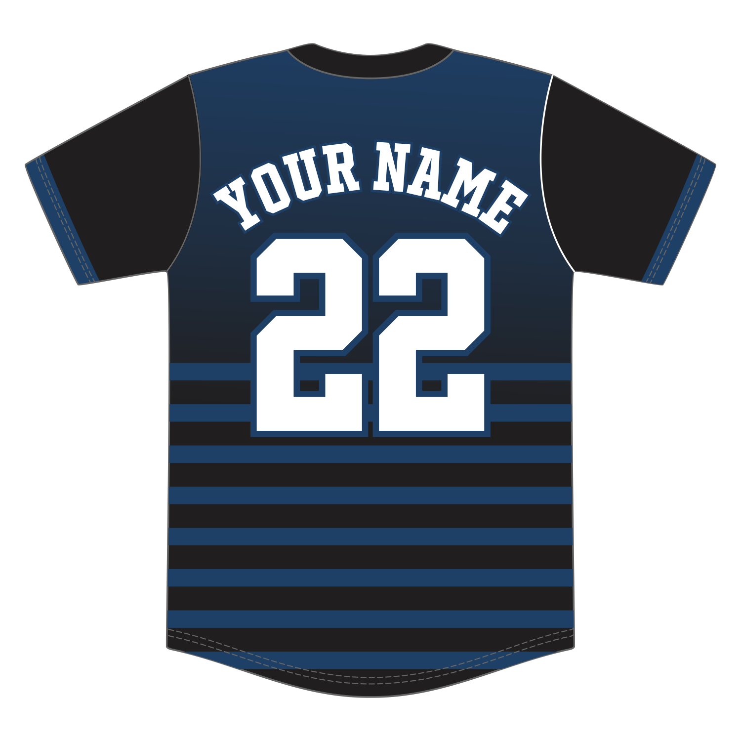 Custom 2-Button Baseball Jerseys
