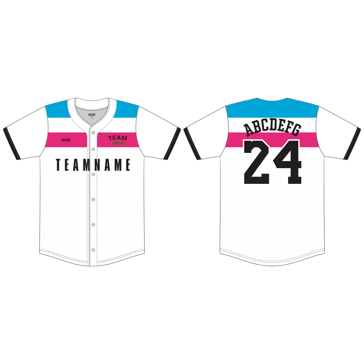 Custom Button-Down Baseball Jerseys