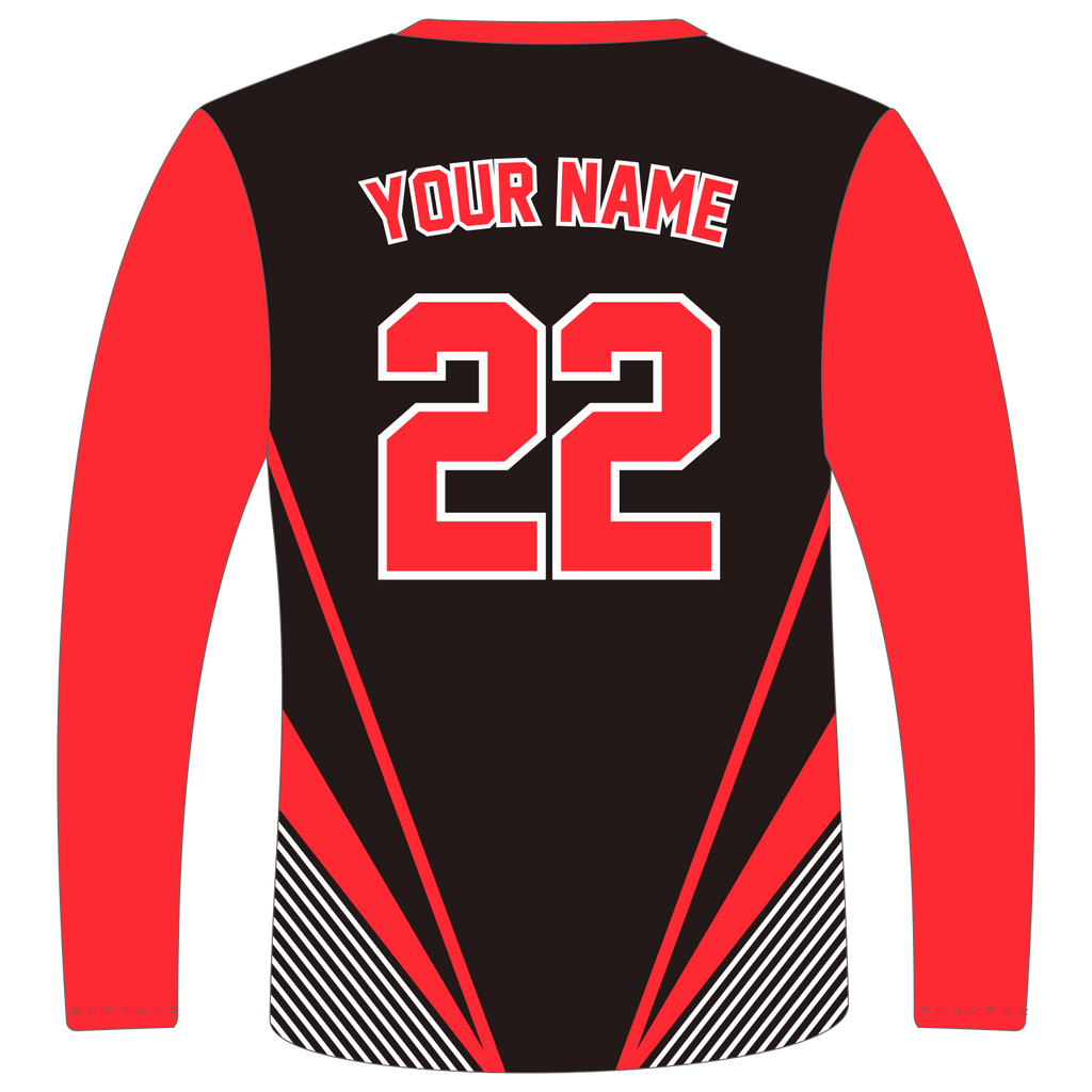 Custom Long‑Sleeve V‑Neck T‑Shirts