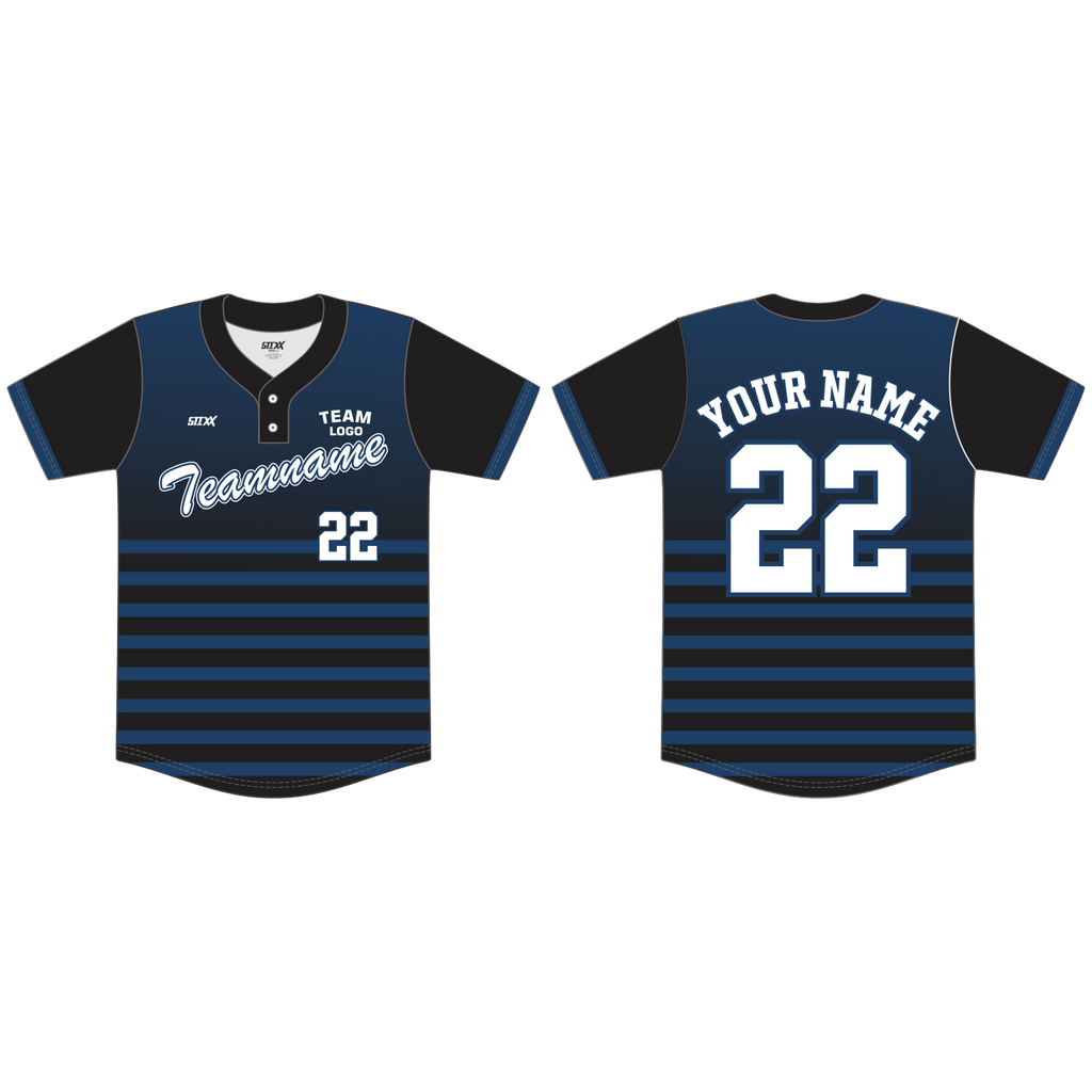 Custom 2-Button Baseball Jerseys