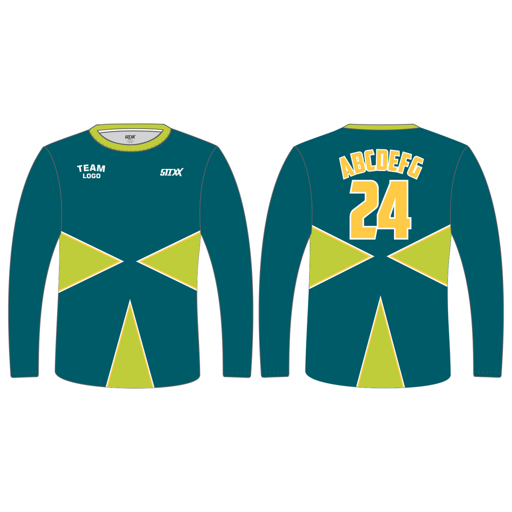 Custom Long‑Sleeve Crew Neck T‑Shirts