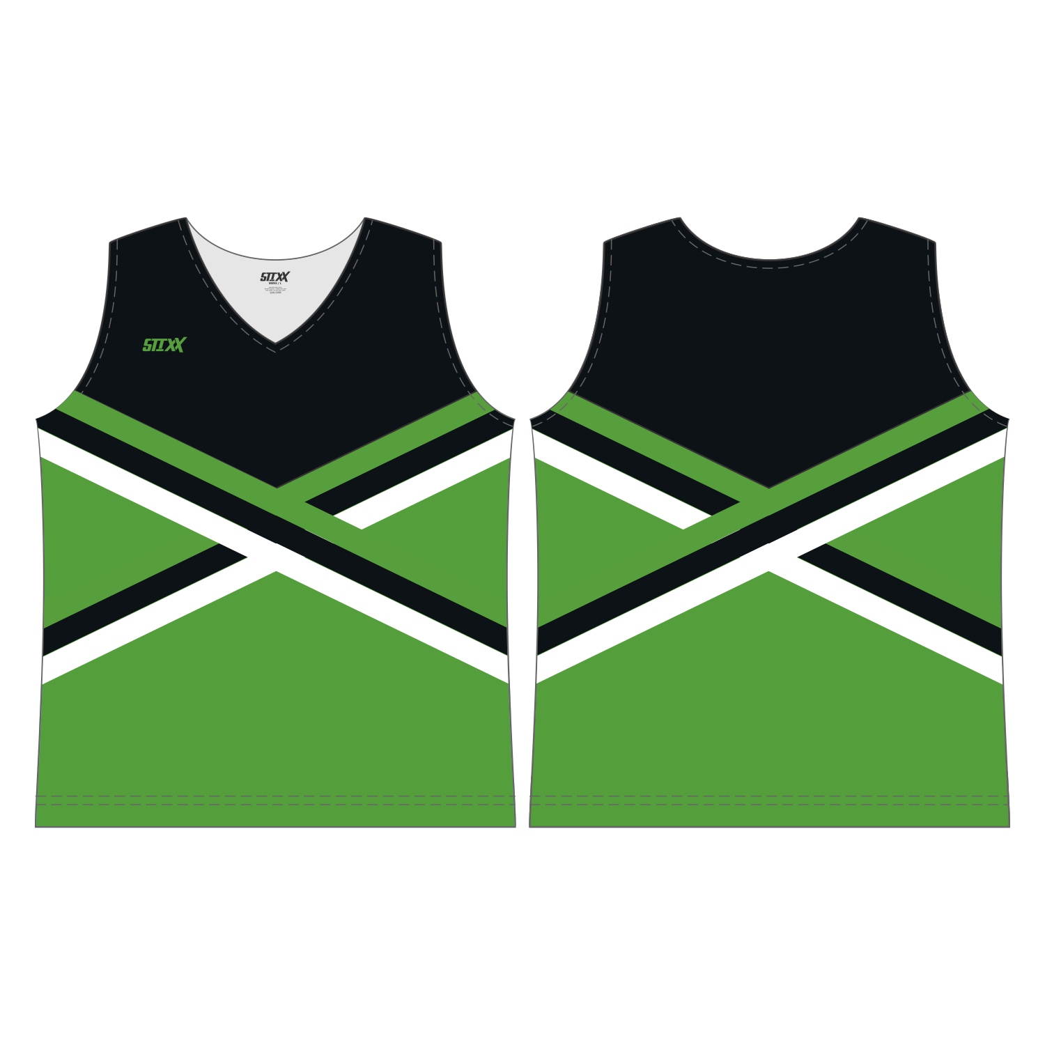 Custom Sleeveless Cheerleading Shells
