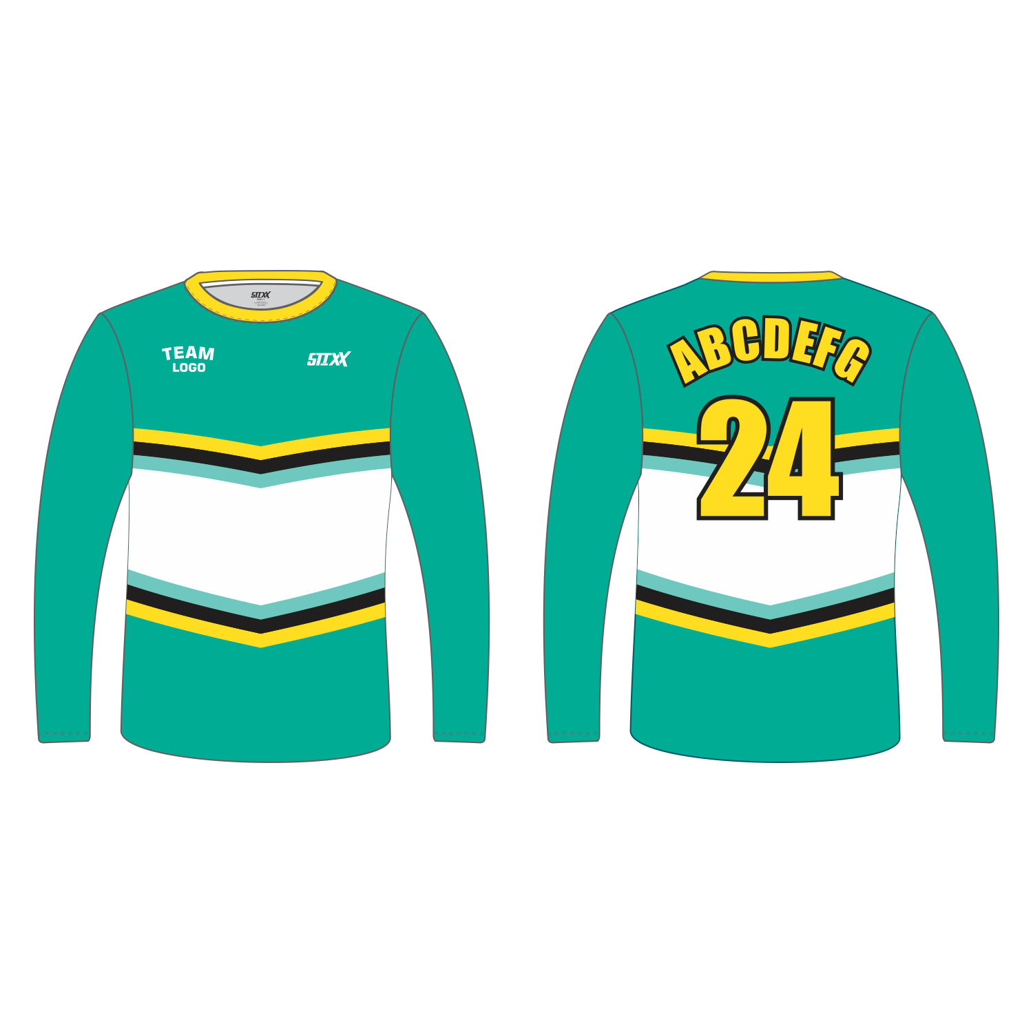 Custom Long Sleeve Crew Neck T-Shirts