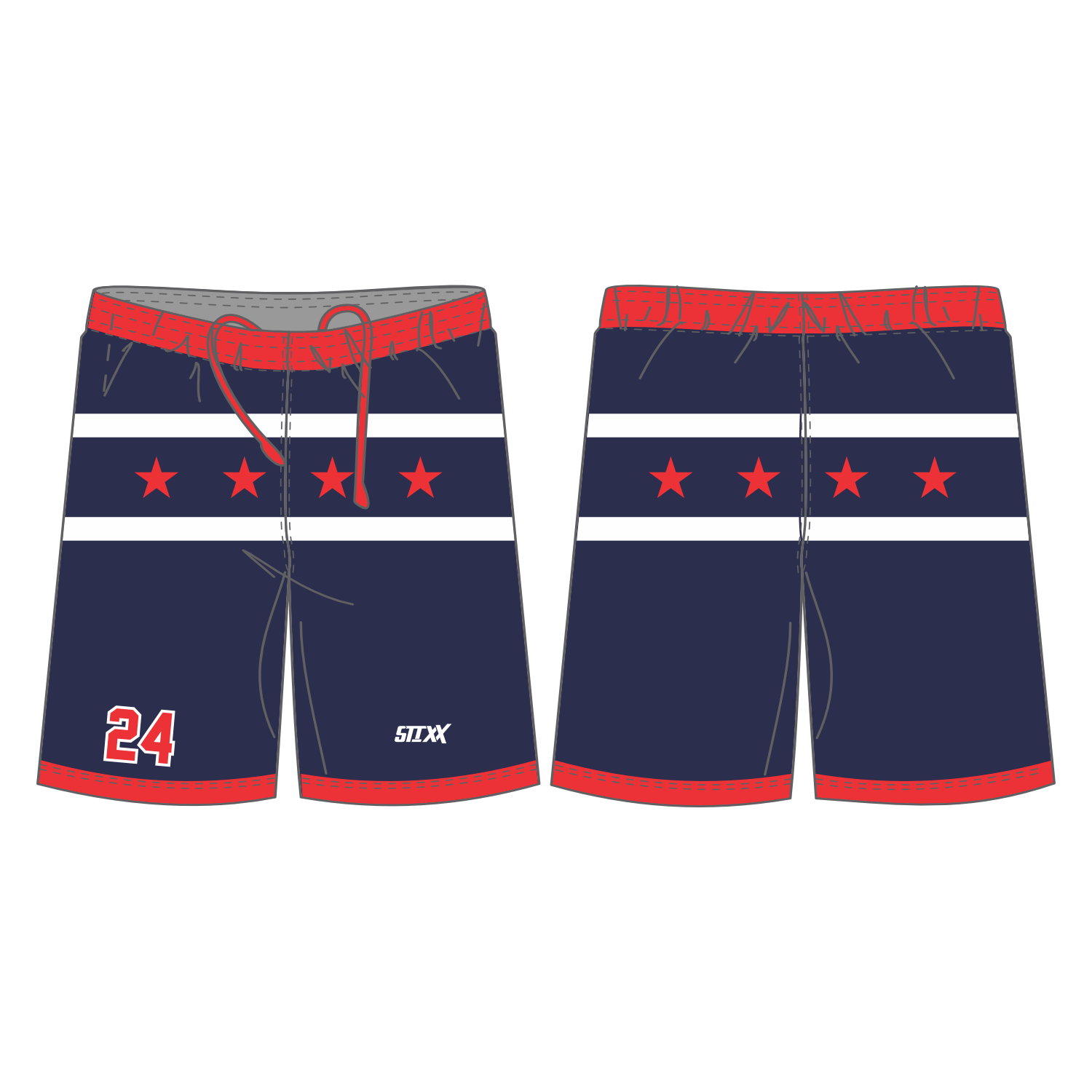 CUSTOM REVERSIBLE BASKETBALL SHORTS