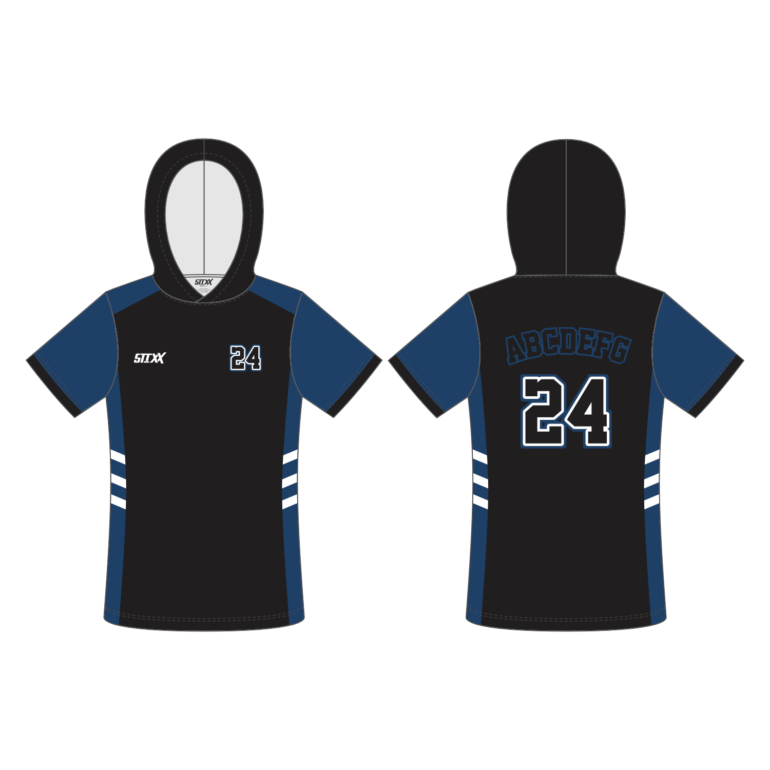 CUSTOM SHORT SLEEVE HOODIE SHOOTING SHIRTS