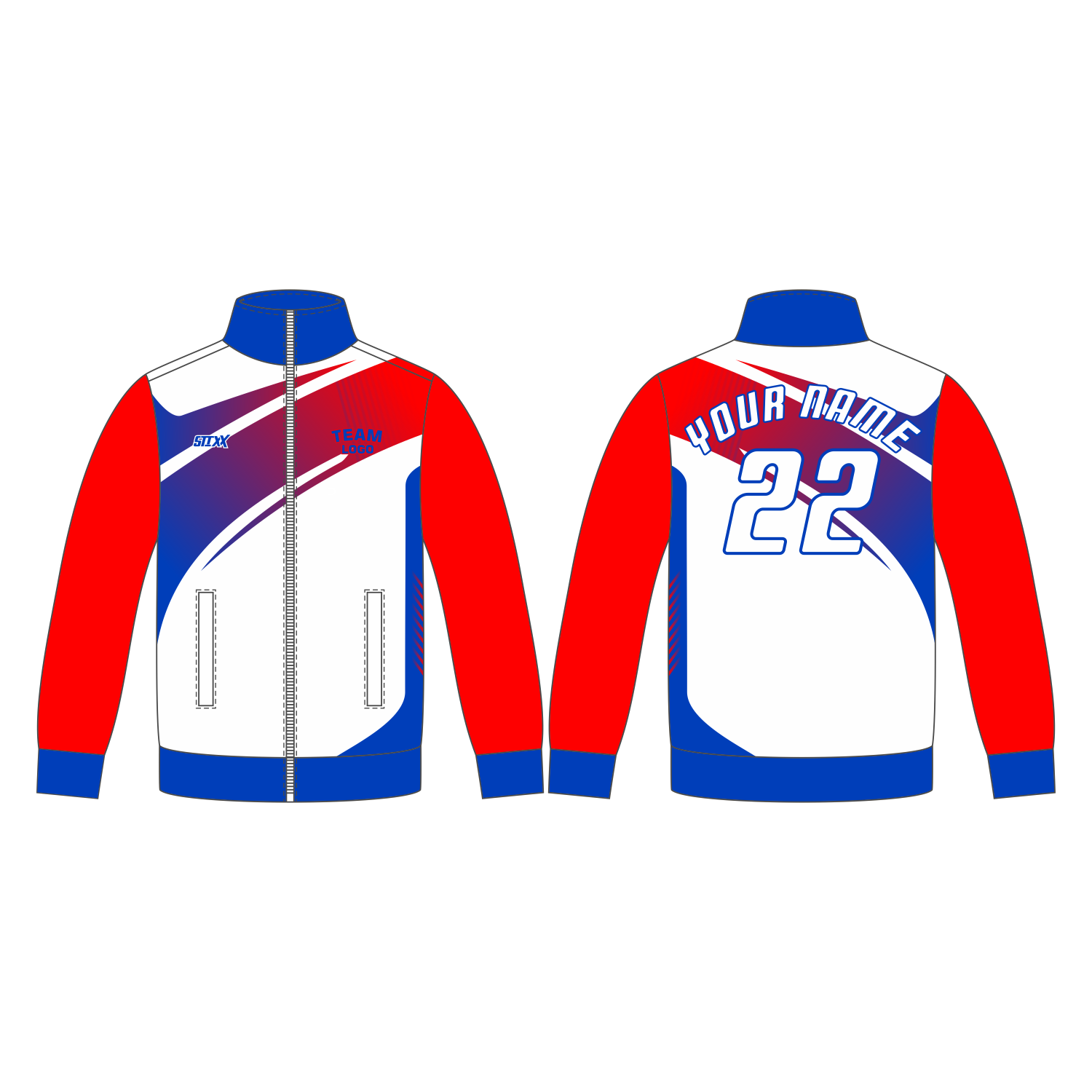 CUSTOM WARMUP JACKETS