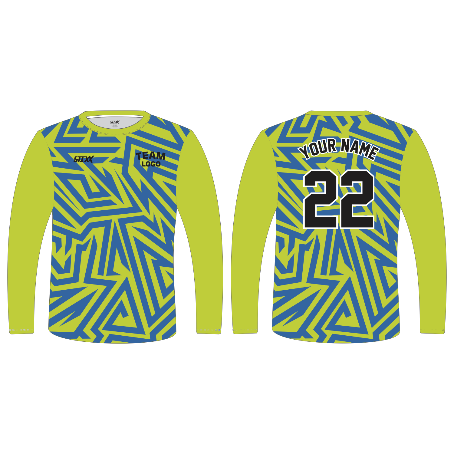 Custom Long‑Sleeve Crew Neck T‑Shirts