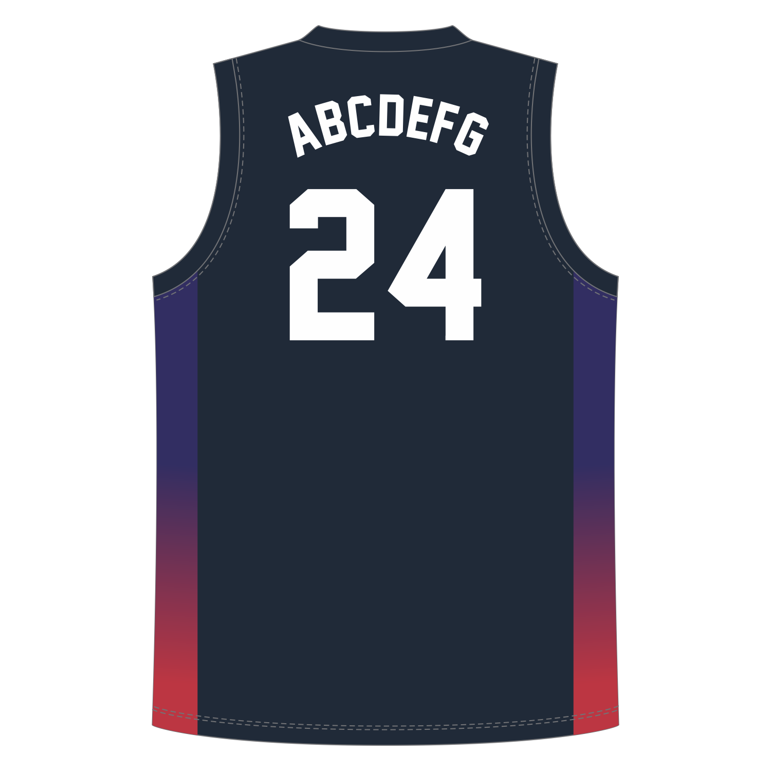 CUSTOM V-NECK BASKETBALL JERSEYS