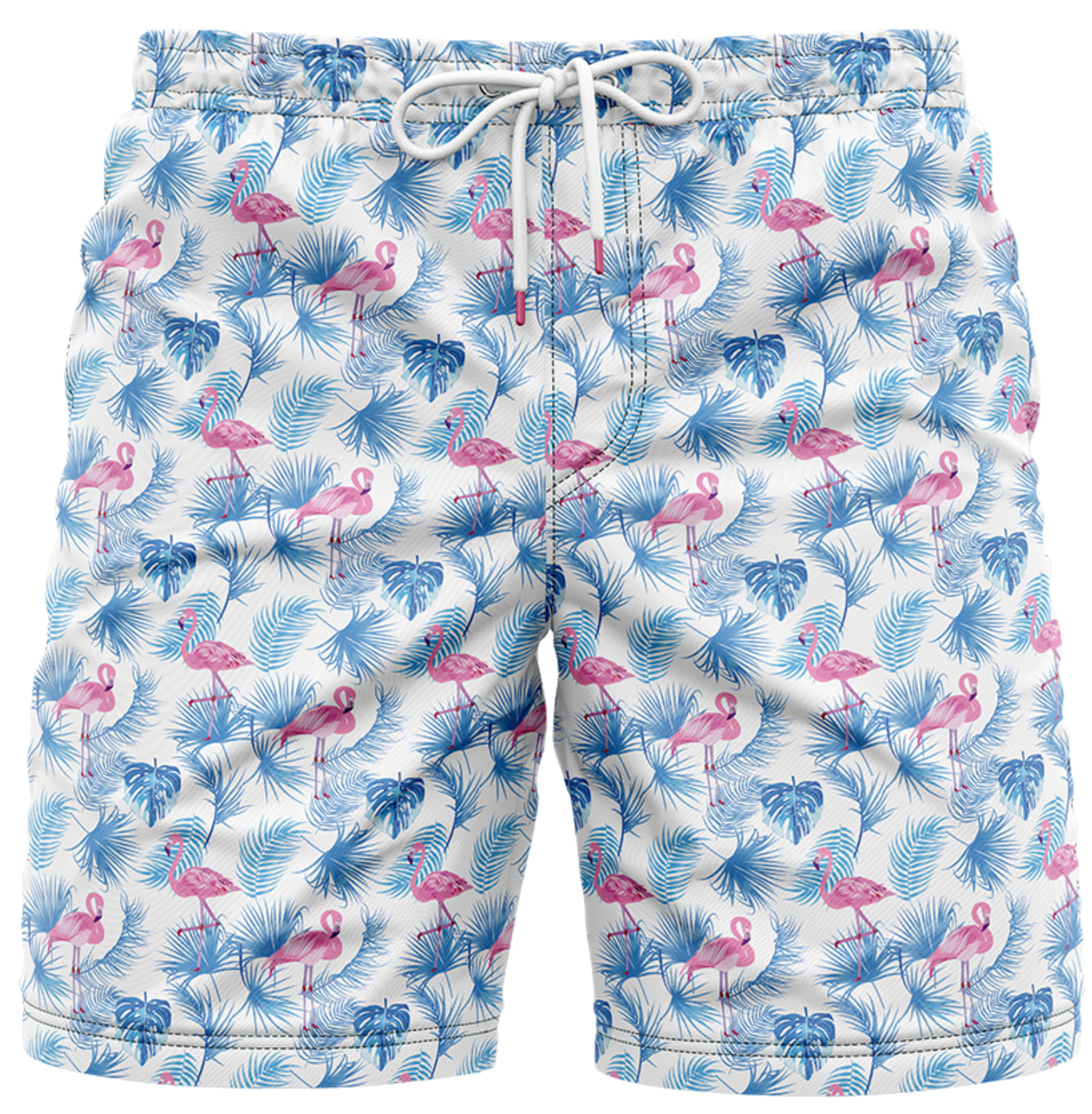 WHITE MINGO SWIM TRUNK