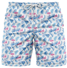 WHITE MINGO SWIM TRUNK