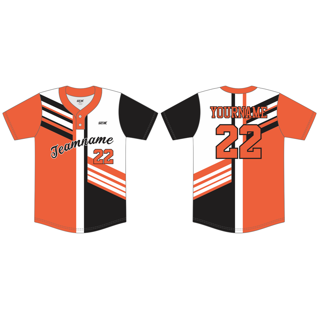 Custom 2-Button Baseball Jerseys