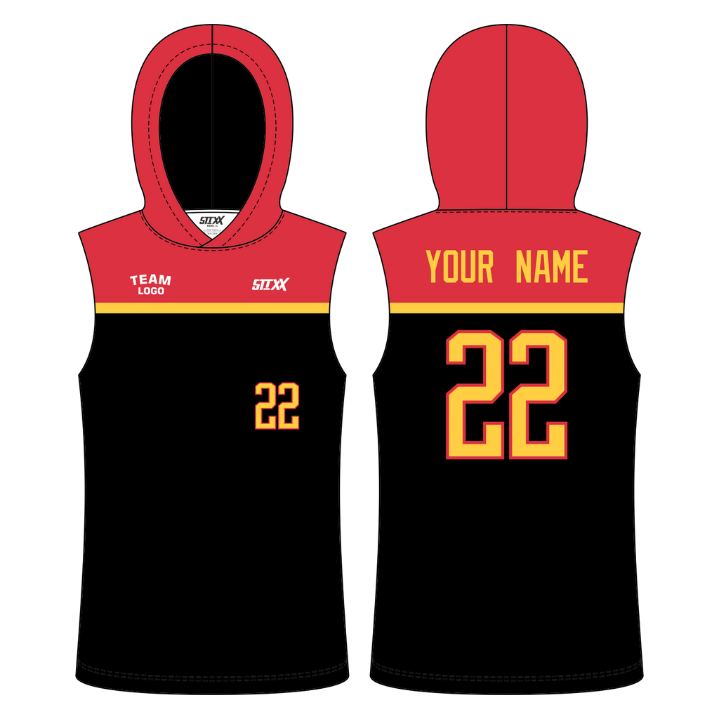 CUSTOM SLEEVELESS HOODIE SHOOTING SHIRTS