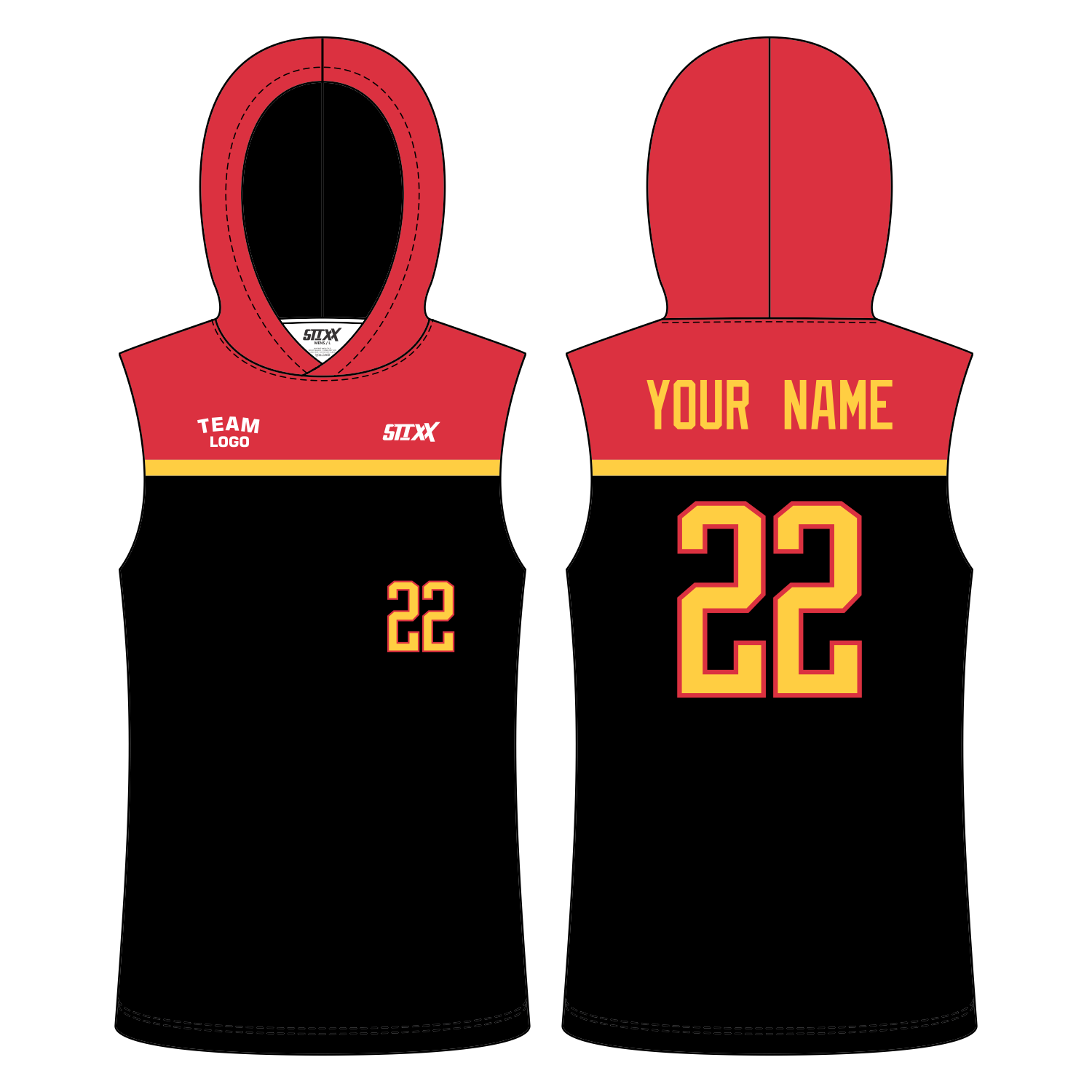 CUSTOM SLEEVELESS HOODIE SHOOTING SHIRTS