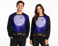 BLUE MOON HALLOWEEN SWEATER