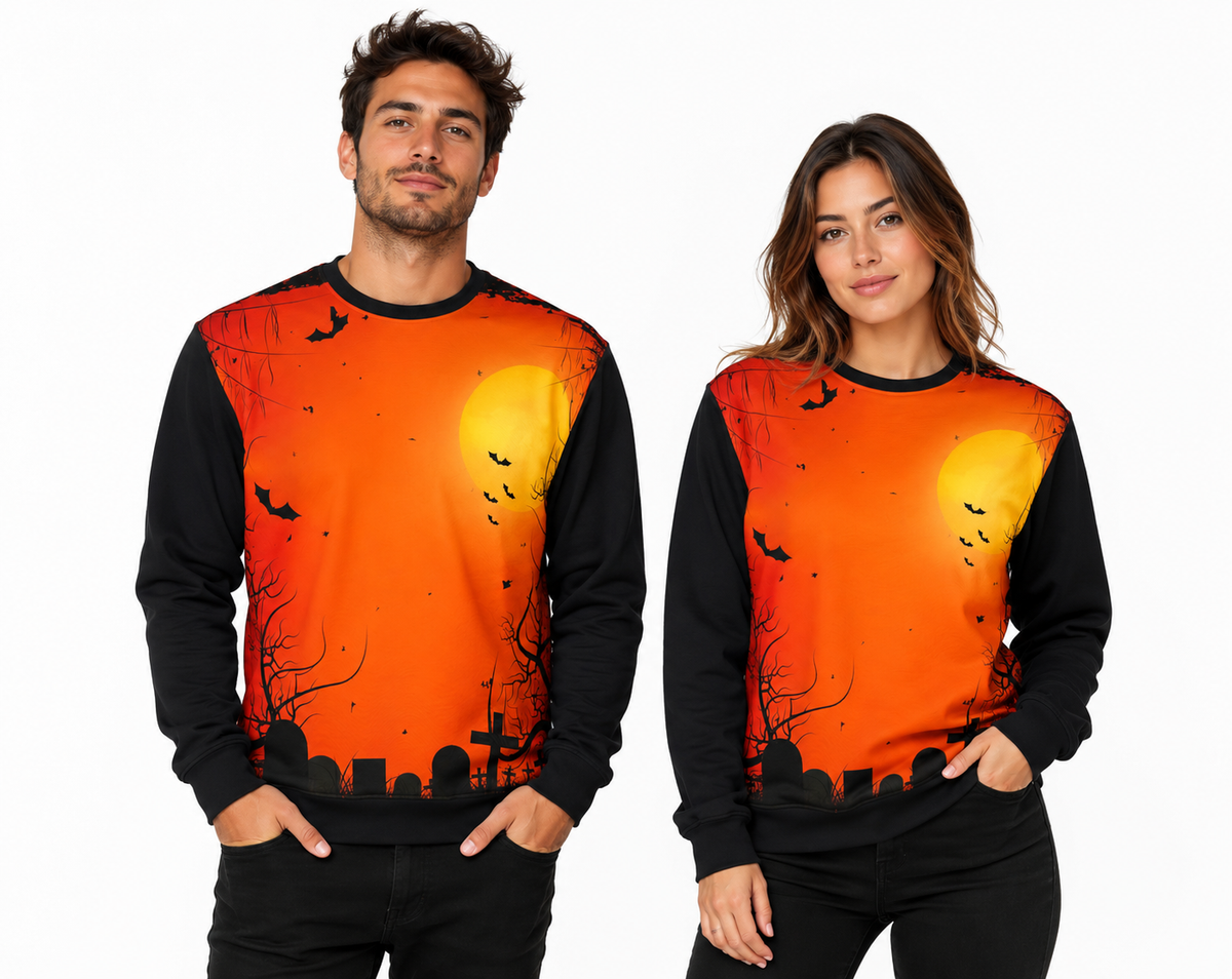 SUN NIGHT HALLOWEEN SWEATER