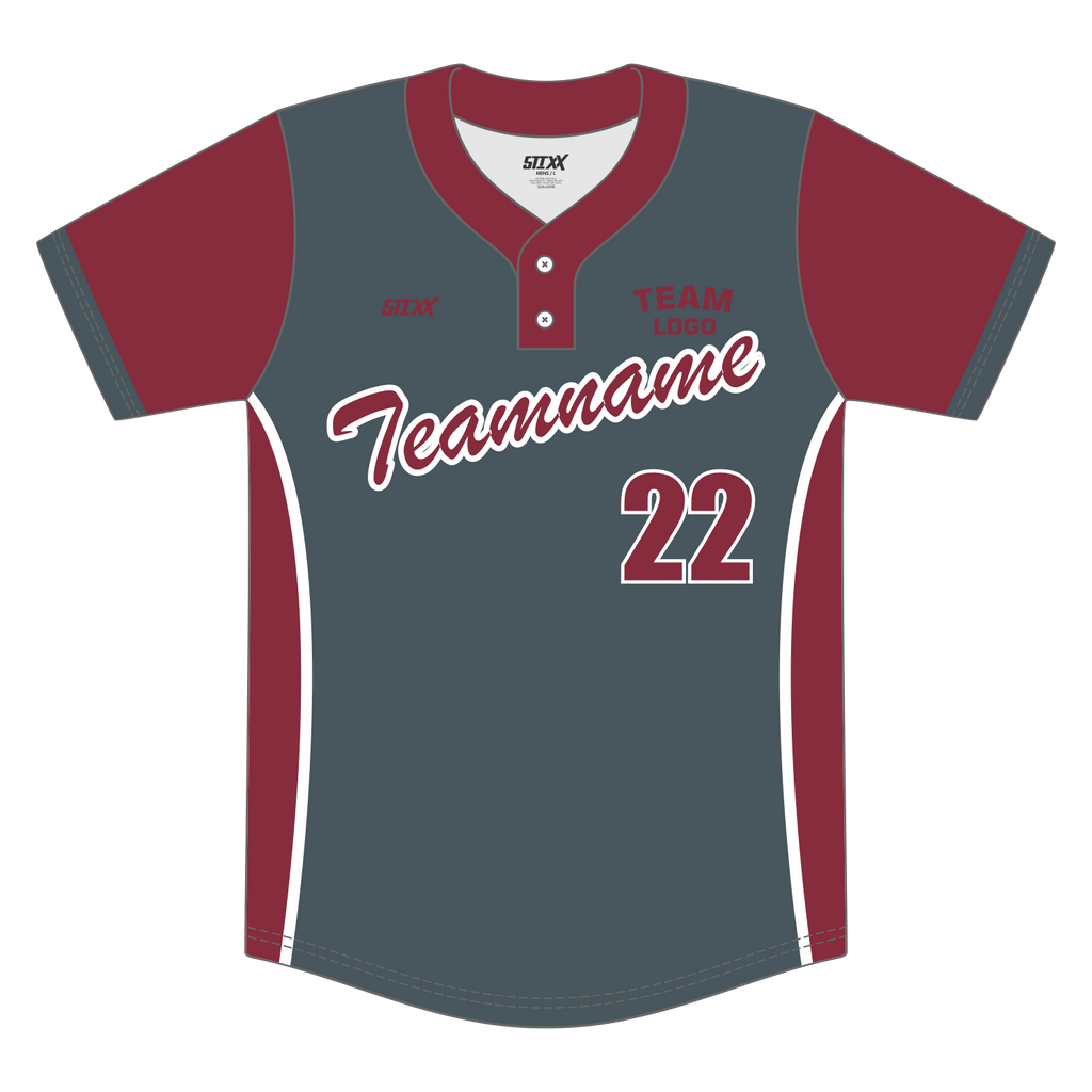 Custom 2-Button Baseball Jerseys