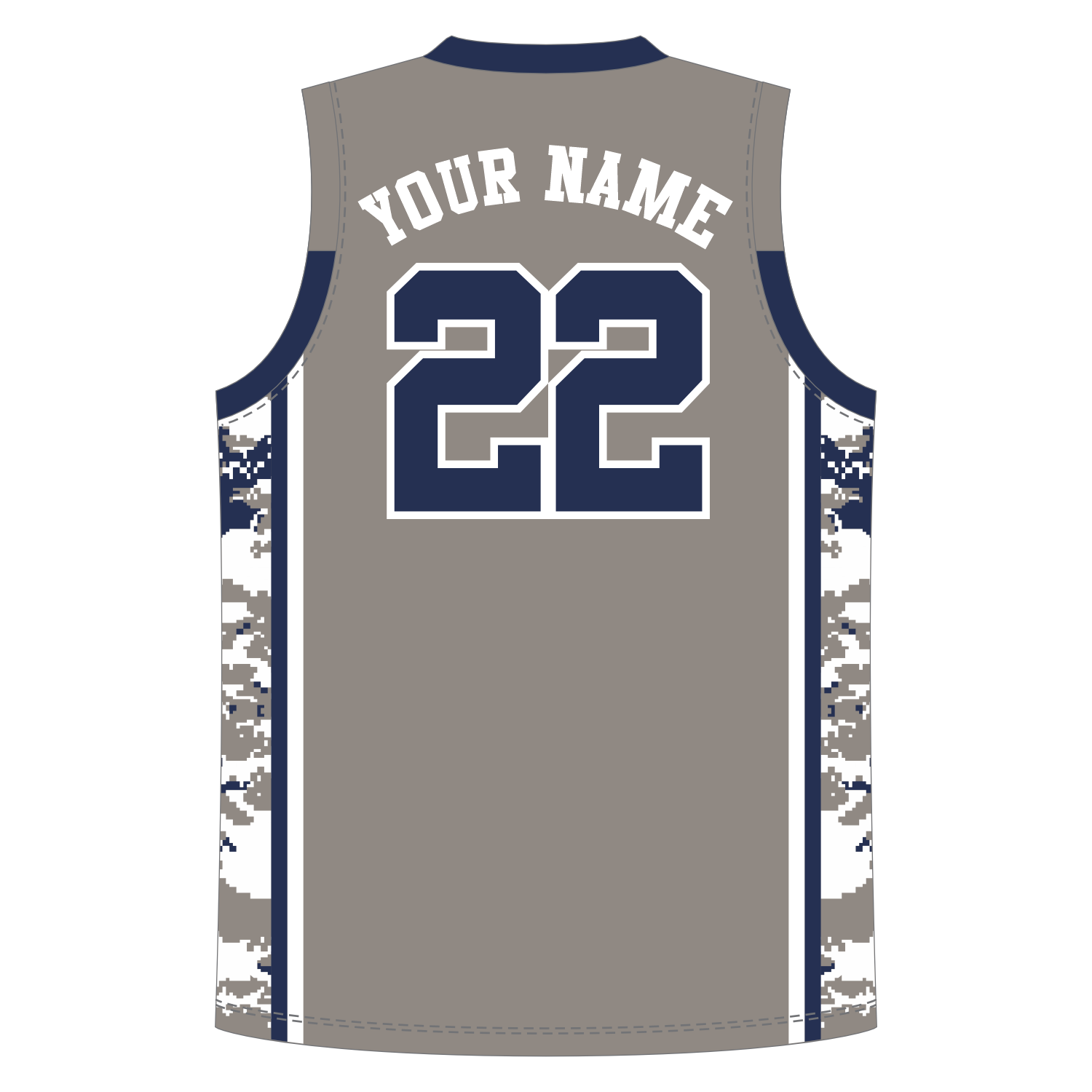 CUSTOM REVERSIBLE V-NECK BASKETBALL JERSEYS