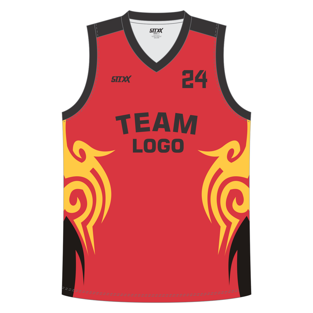 CUSTOM V-NECK BASKETBALL JERSEYS