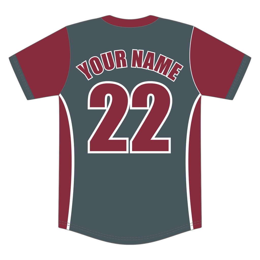 Custom 2-Button Baseball Jerseys