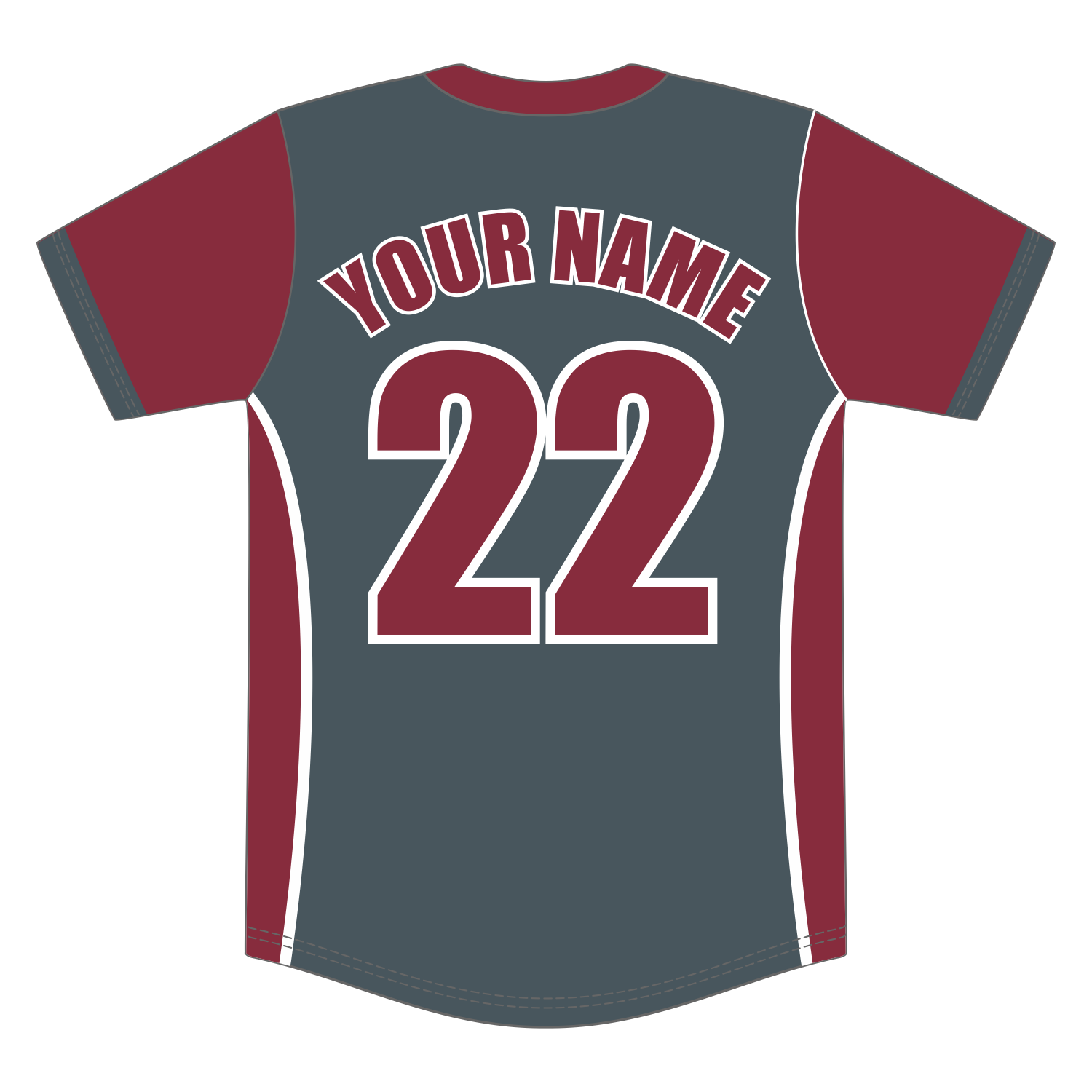 Custom 2-Button Baseball Jerseys