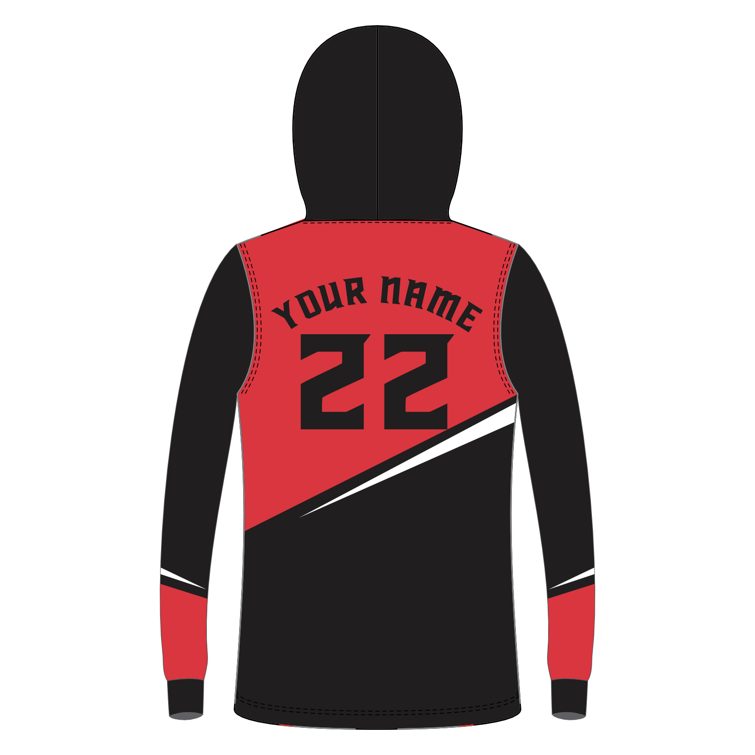 CUSTOM LONG SLEEVE HOODIE SHOOTING SHIRTS