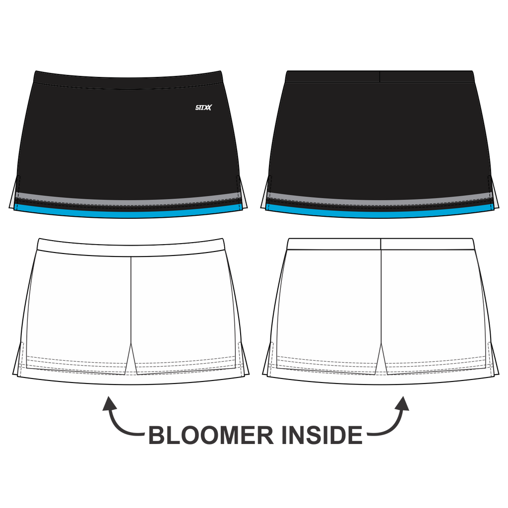 Side Vent Cheerleading Skort