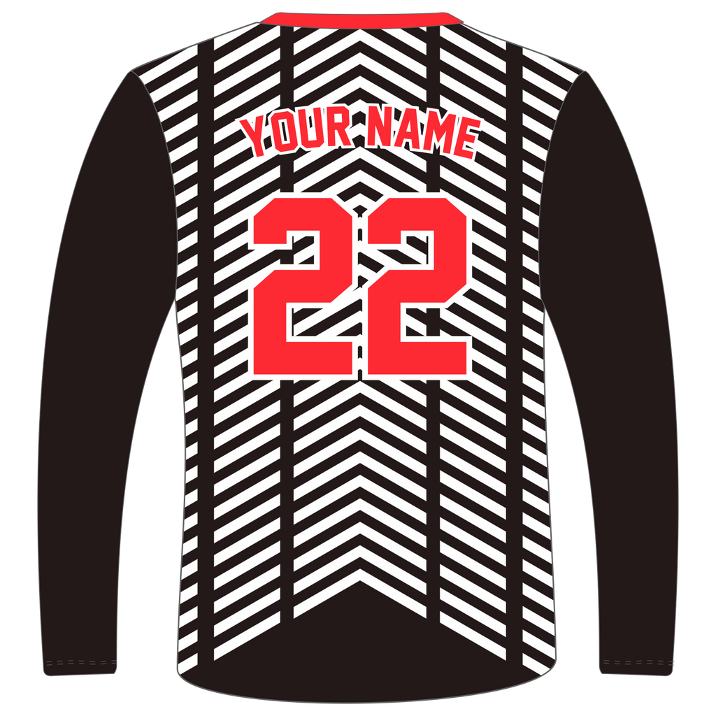 Custom Long‑Sleeve V‑Neck T‑Shirts