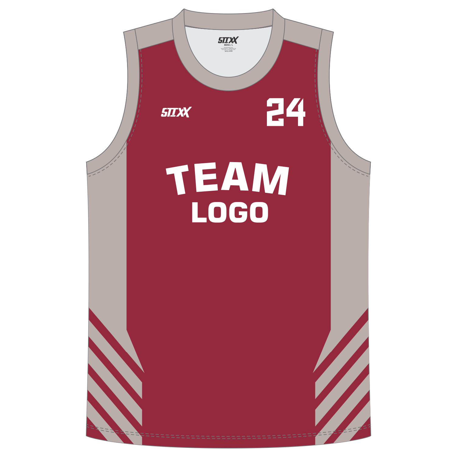 CUSTOM ROUND/CREW NECK BASKETBALL JERSEYS