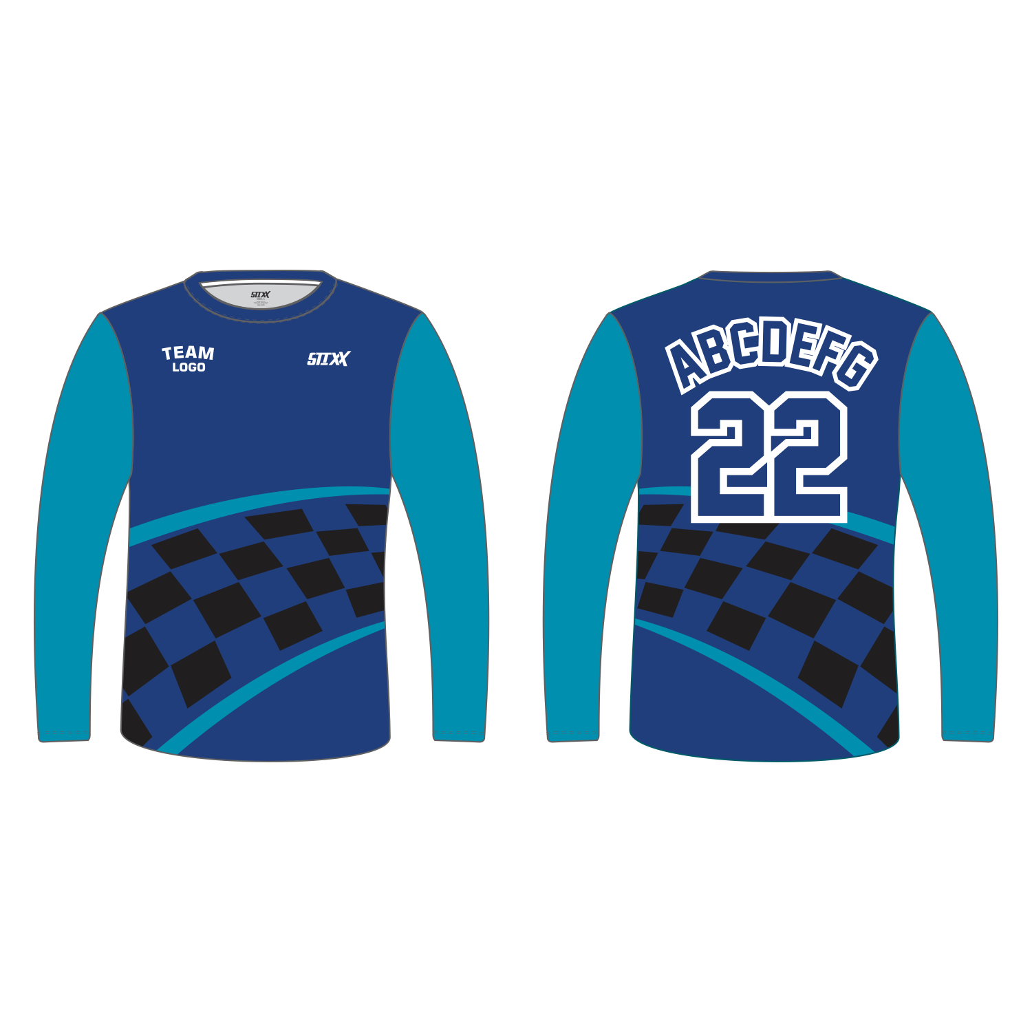 Custom Long Sleeve Crew Neck T-Shirts