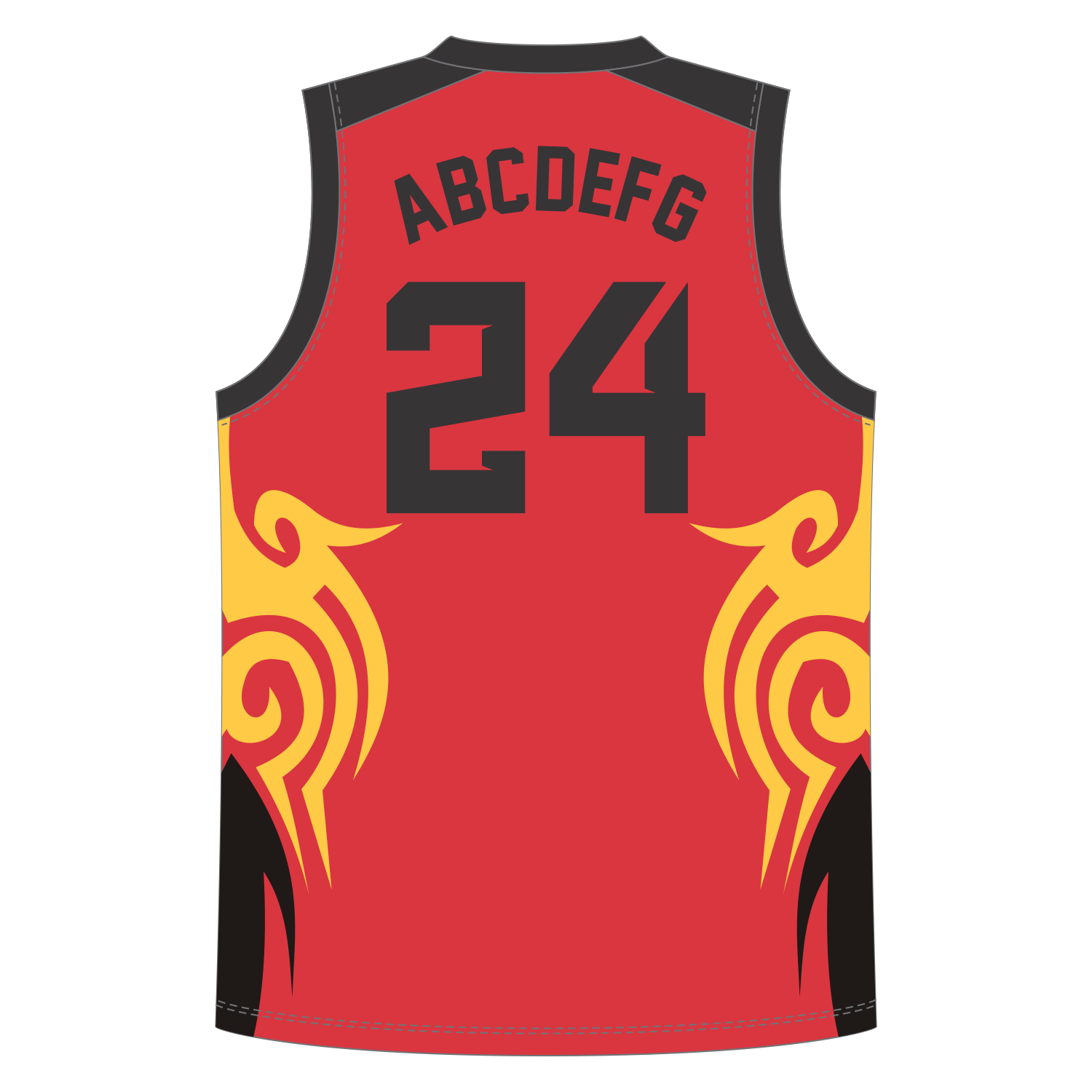 CUSTOM V-NECK BASKETBALL JERSEYS