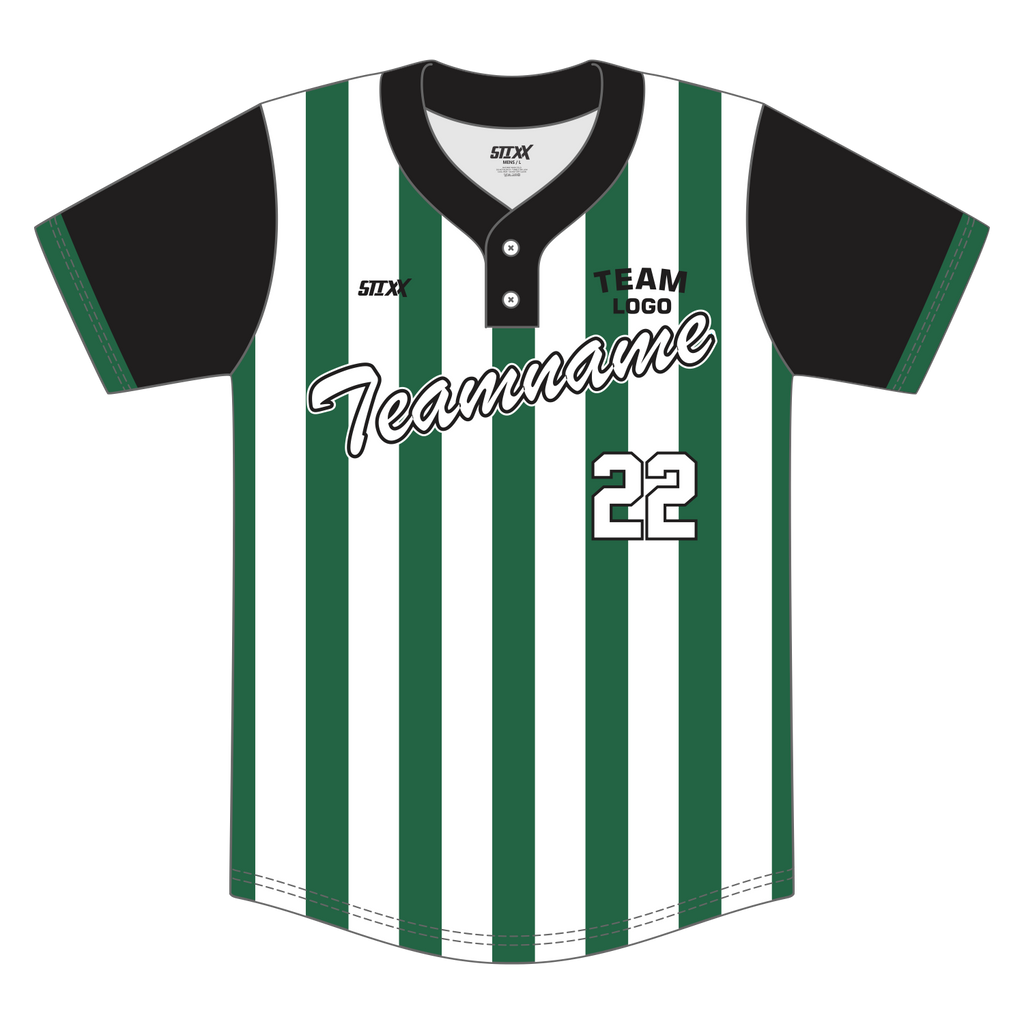 Custom 2-Button Baseball Jerseys