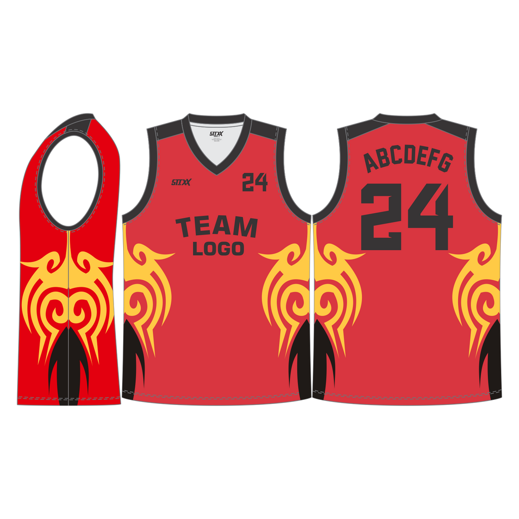 CUSTOM V-NECK BASKETBALL JERSEYS