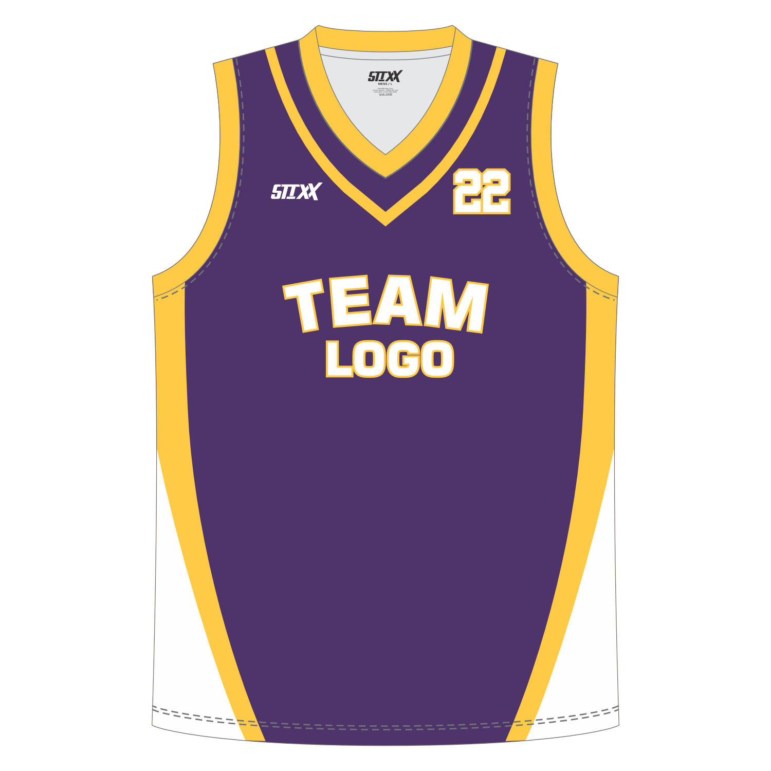 CUSTOM REVERSIBLE V-NECK BASKETBALL JERSEYS