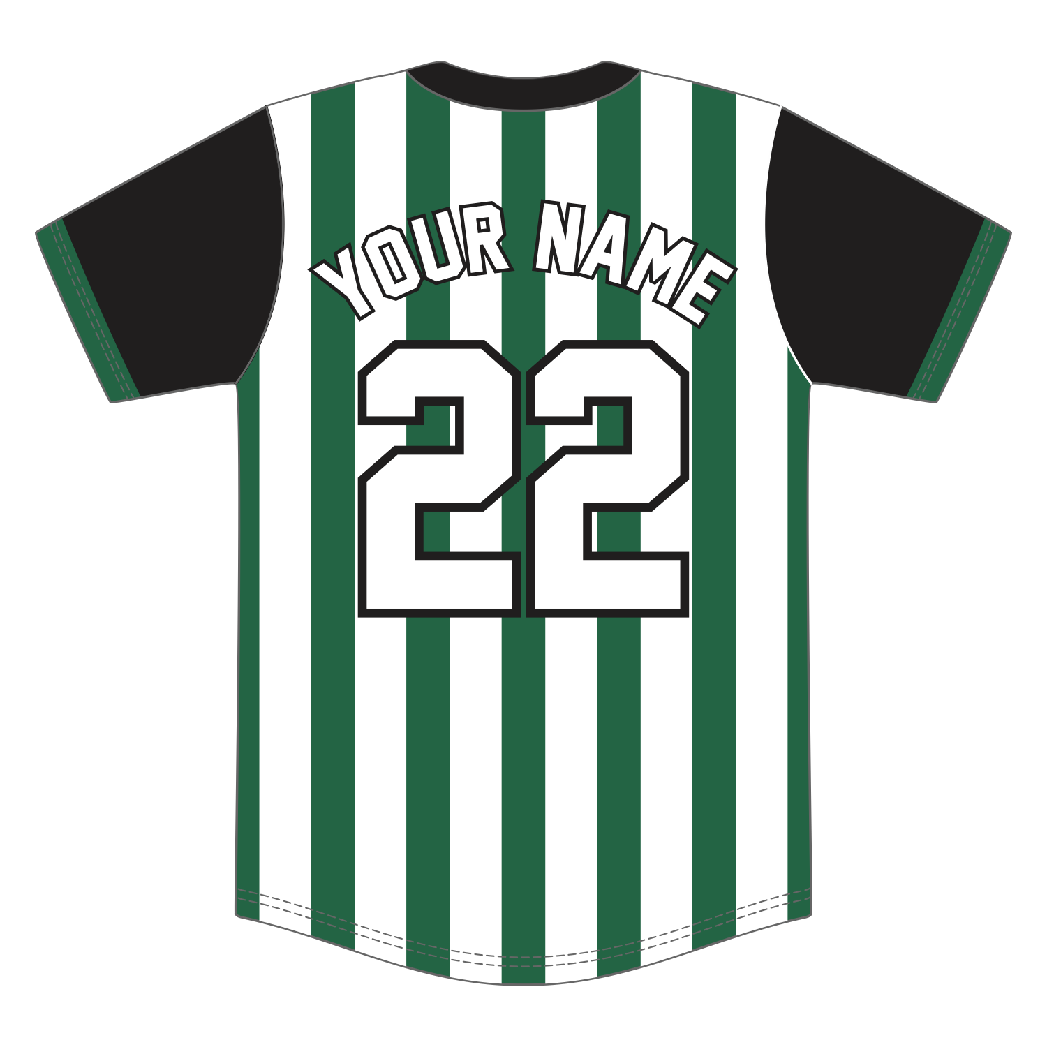 Custom 2-Button Baseball Jerseys