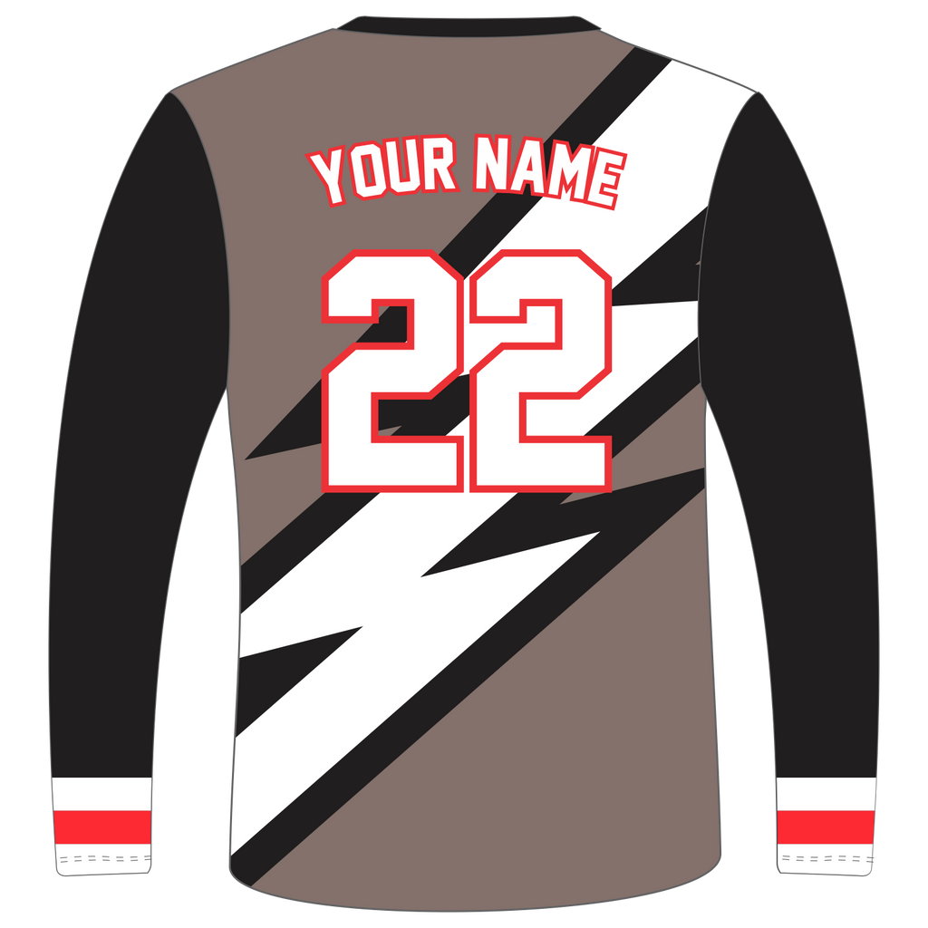 CUSTOM LONG SLEEVE V-NECK SHOOTING SHIRTS